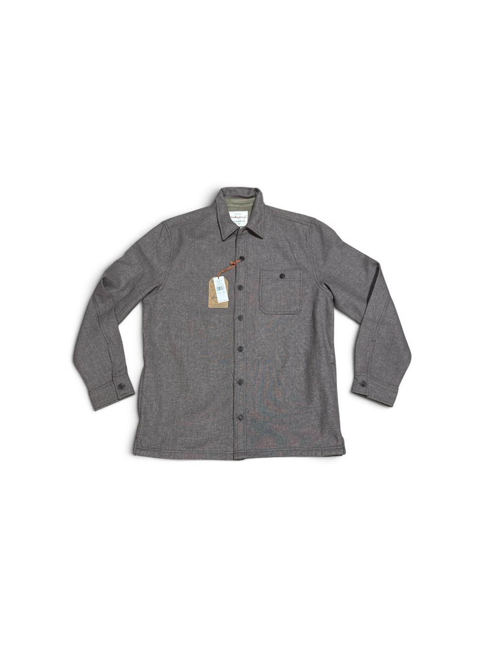 BNWT Weatherproof Vintage Bonded Fleece Lined Shirt Jacket Brown Medium